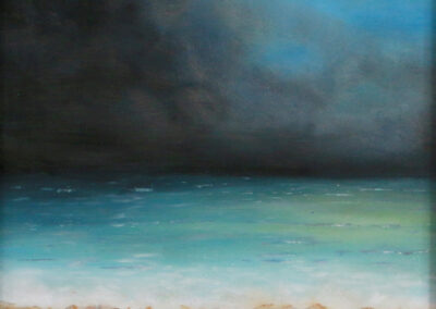 Beachscape Painting_Coming Storm