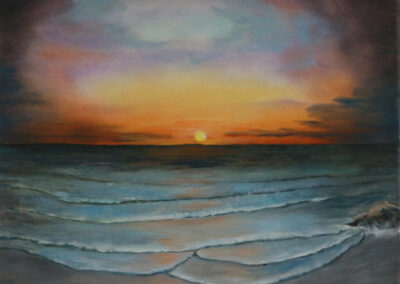 Beachscape Painting_End Of Day