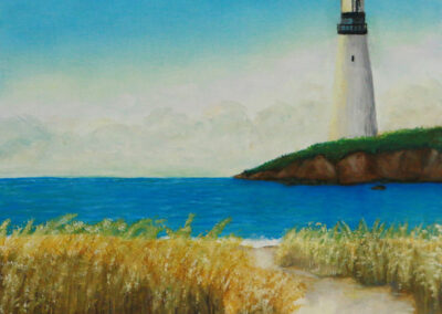 Beachscape Painting_Lighthouse