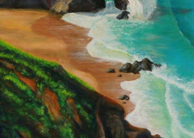 Beachscape Painting_Rugged Coast