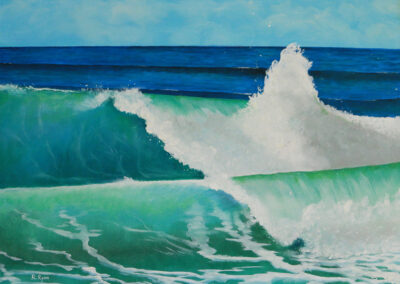 Beachscape Painting_Surfs Up