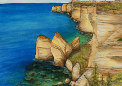 Beachscap Painting_The Cliffs