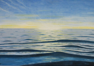Ocean Patterns Seascape painting