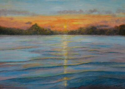 Intracoastal Sunset Seascape Painting