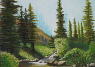 Landscape Painting Whispering Pines